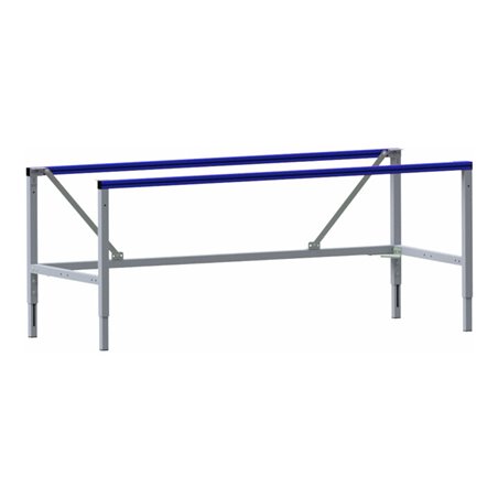 Rocholz Tischgestell M SYSTEM FLEX 2000x800x660-930 mm RAL9006/5010