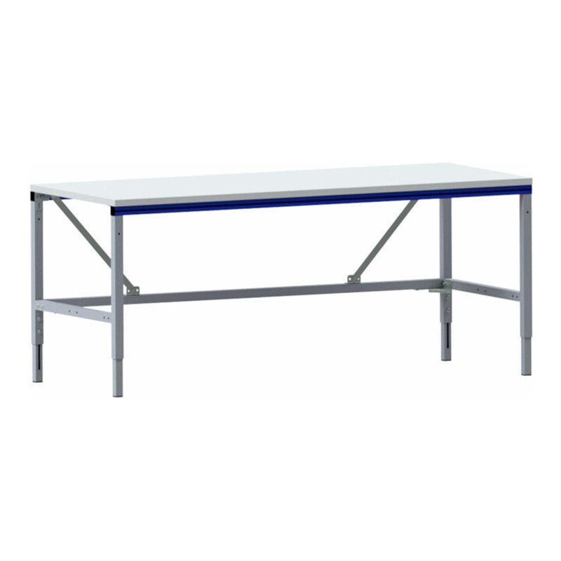 Rocholz Grundtisch SYSTEM FLEX 1200x800x690-960 mm RAL9006/5010