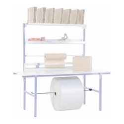 Rocholz Achse unter dem Tisch zwischen den Füßen SYSTEM BASIC rund 32x2 mm / 1430 mm lang