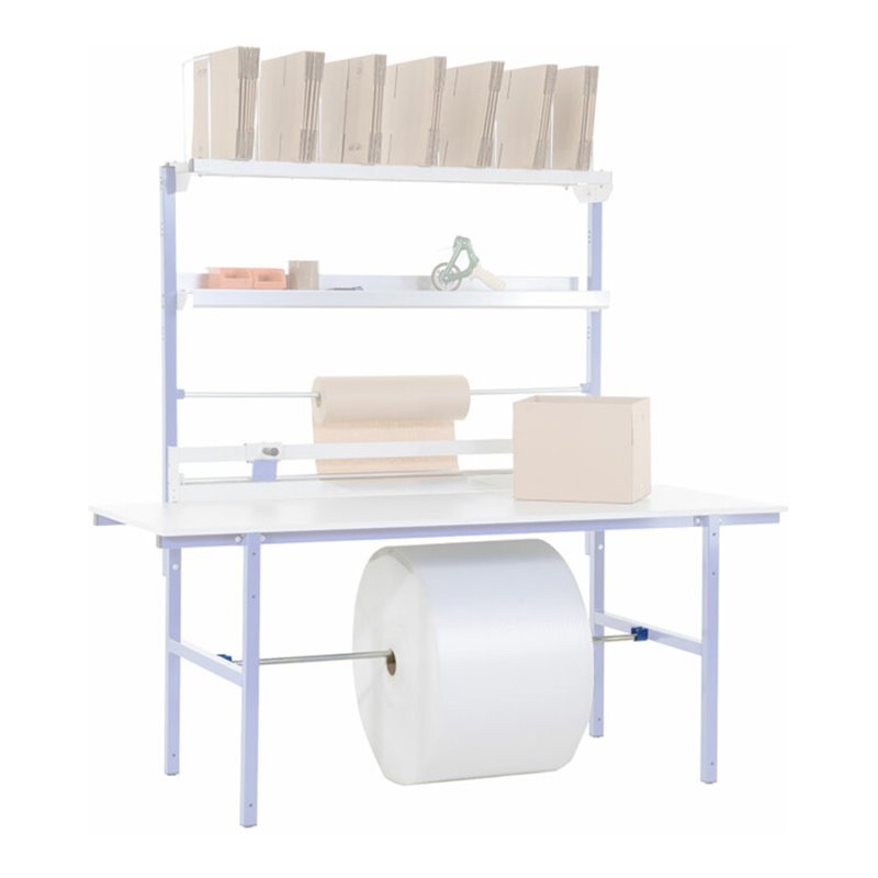 Rocholz Achse unter dem Tisch zwischen den Füßen SYSTEM BASIC rund 32x2 mm / 1430 mm lang