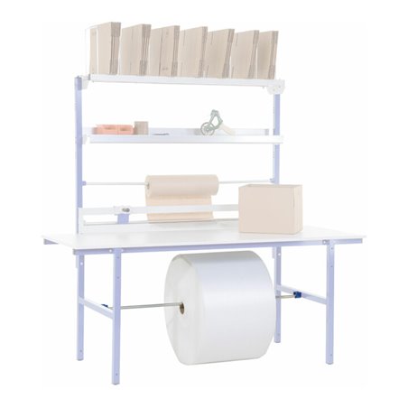 Rocholz Achse unter dem Tisch zwischen den Füßen SYSTEM BASIC rund 32x2 mm / 1430 mm lang