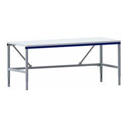 Rocholz Grundtisch SYSTEM FLEX 2000x800x690-960 mm RAL9006/5010