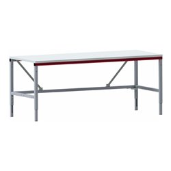 Rocholz Grundtisch SYSTEM FLEX 2000x800x690-960 mm RAL9006/3003