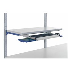 Rocholz Ablageboden mit Tastaturauszug SYSTEM FLEX für Breite 800 mm RAL9006+5010