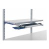 Rocholz Ablageboden mit Tastaturauszug SYSTEM FLEX für Breite 800 mm RAL9006+5010