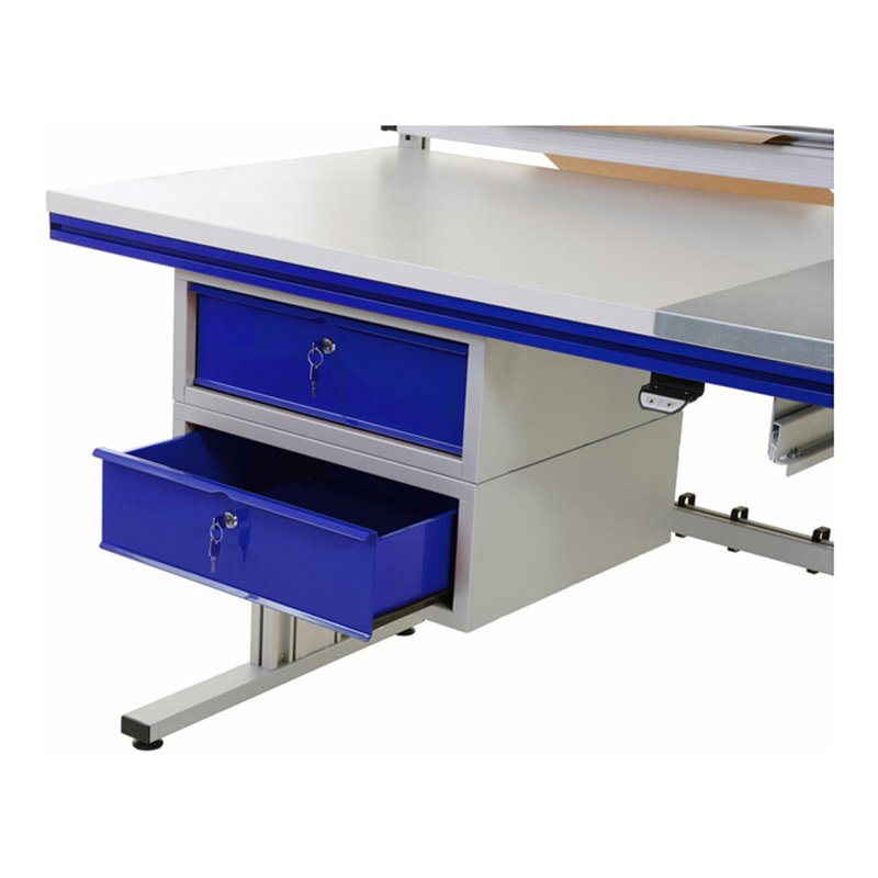 Rocholz Ergänzungs-Hängeschublade SYSTEM FLEX 527x510x200 RAL9006/5010