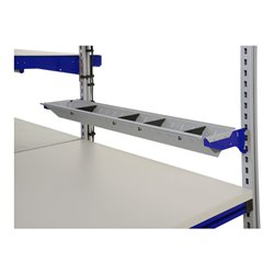 Rocholz Utensilo komplett mit Trägerarmen Typ A SYSTEM FLEX BxT 1000x200 mm RAL9006/5010