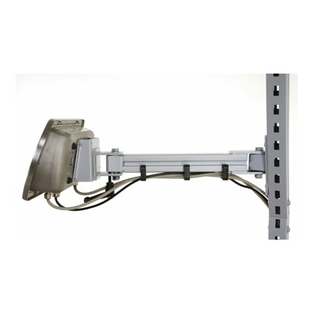 Rocholz SYSTEM FLEX Halter für Waagenanzeige am Einzelgelenkarm 117x325x135 mm aus HR-Profilrohr