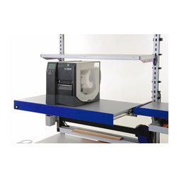 Rocholz Auszugboden komplett SYSTEM FLEX 1000x500x140 mm RAL9006/5010