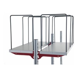 Rocholz Fachteiler offen SYSTEM FLEX TxH 300x400 mm schwarz