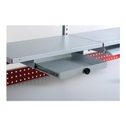 Rocholz Kleinteilfach SYSTEM FLEX ausziehbar komplett für Breite 1000 mm RAL9006