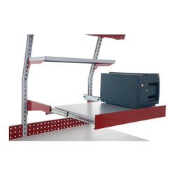 Rocholz Auszugboden komplett SYSTEM FLEX 800x500x140 mm RAL9006/3003