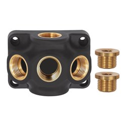 RIEGLER Verteilerdose Kunststoff mit Durchgangsbohrung 3