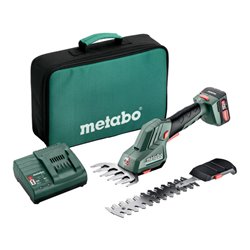 Metabo Akku-Strauch- und Grasschere PowerMaxx SGS 12 Q Werkzeugtasche 12V 1x2Ah Li-Power + SC 30