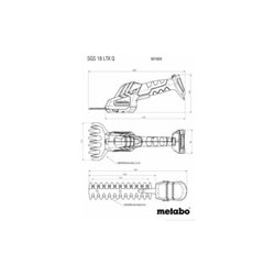 Metabo Akku-Strauch- und Grasschere SGS 18 LTX Q Karton