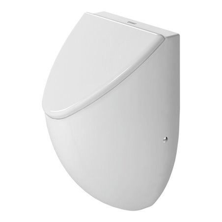 Duravit Absaug-Urinal Fizz 30,5x28,5cm, Zulauf von hinten, weiß