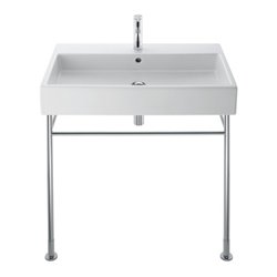 Duravit Möbelwaschtisch geschliffen Vero Air 60x47cm, we, m HL, ÜL, Hahnlochbank