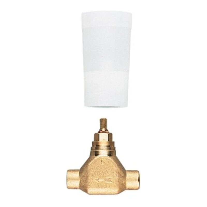 Grohe UP-Ventil-Unterteil 3/4', Lötanschl. 2,2cm, vormont. Obert.
