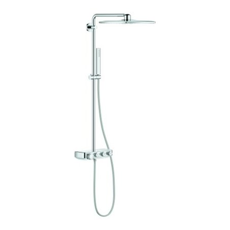 Grohe Duschsystem Euphoria SmartC 310 Cube D chr, m AP-Thermostat, Arm 45cm schwenkbar