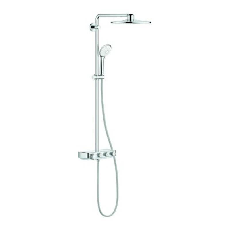 Grohe Duschsystem Euphoria SmartC 310 Duo chr, m AP-Thermostat, Arm 45cm schwenkbar
