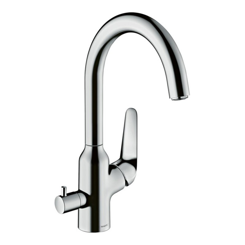 hansgrohe Spültisch-Einhebelmischer 220 Focus M42 Geräteabsperrventil, 1jet, chrom