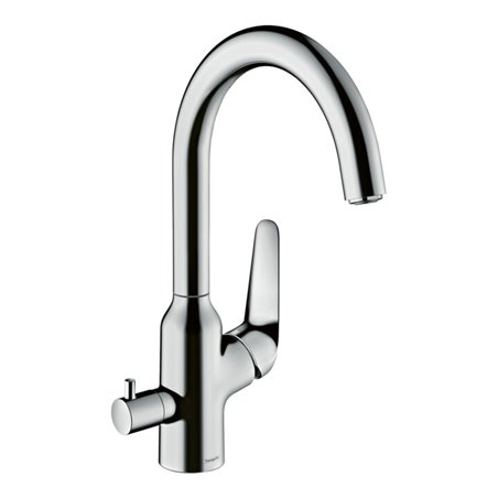 hansgrohe Spültisch-Einhebelmischer 220 Focus M42 Geräteabsperrventil, 1jet, chrom