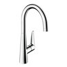 hansgrohe Spültisch-Einhebelmischer 260 Talis M51 1jet, Edelstahl-Optik
