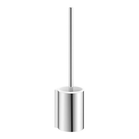 Keuco WC-Bürstengarnitur Plan 14972 Wd.-Modell, Kst.-Einsatz weiß, verchromt