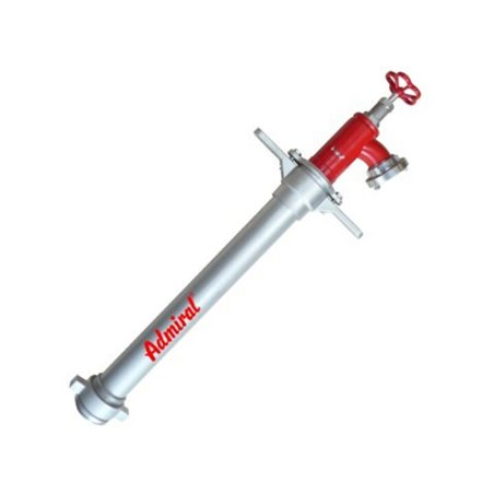 Hydrantenstandrohr STORZ Alu.DN 80 1xC-Abgang,1 Ventil ADMIRAL