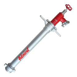 Hydrantenstandrohr STORZ Alu.DN 80 1xC-Abgang,1 Ventil ADMIRAL