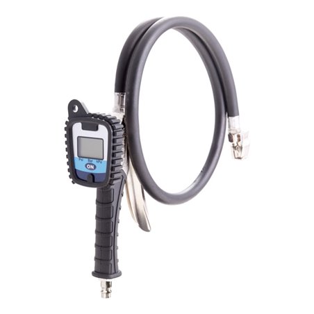 Aerotec Druckluft Reifenfüller Luftdruckprüfer LCD PRO PSI 30 cm Schlauch ungeeicht