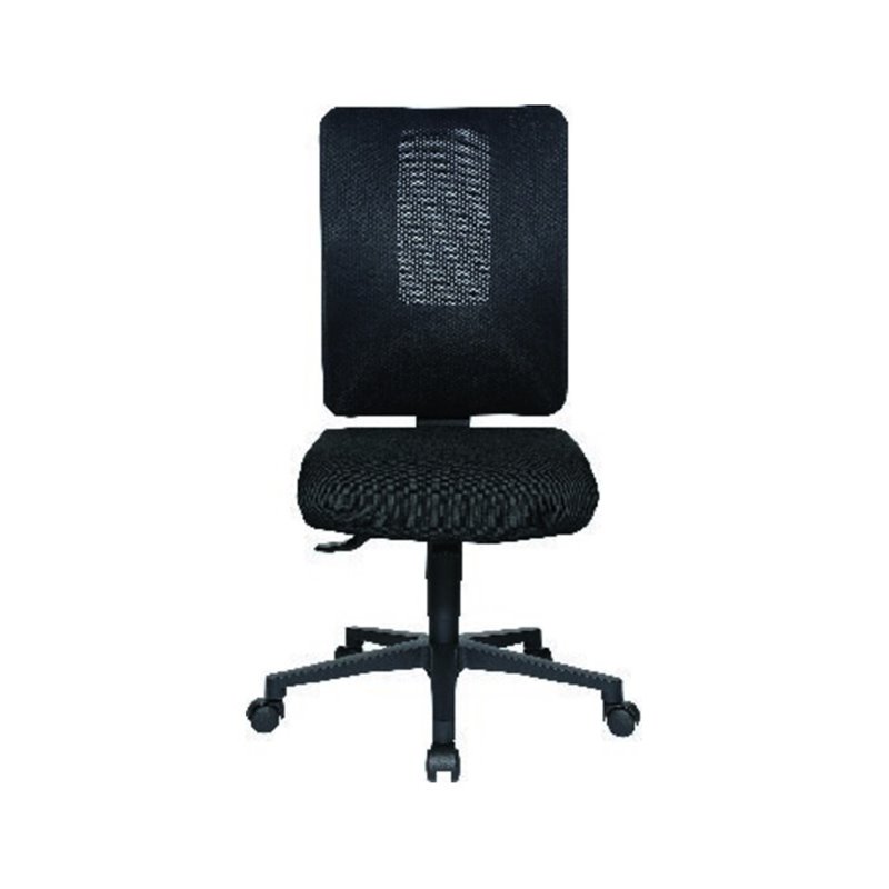 Bürodrehstuhl m.Synchrontechnik schwarz/blau 450-550mm Trgf.110kg TOPSTAR