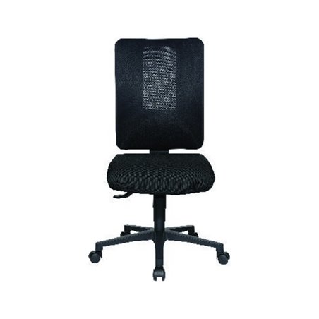Bürodrehstuhl m.Synchrontechnik schwarz/schwarz 460-560mm Trgf.110kg TOPSTAR