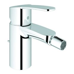 Grohe Bidet-Einhebelmischer Eurostyle Cosmopolitan chrom, mit Ablaufgarnitur