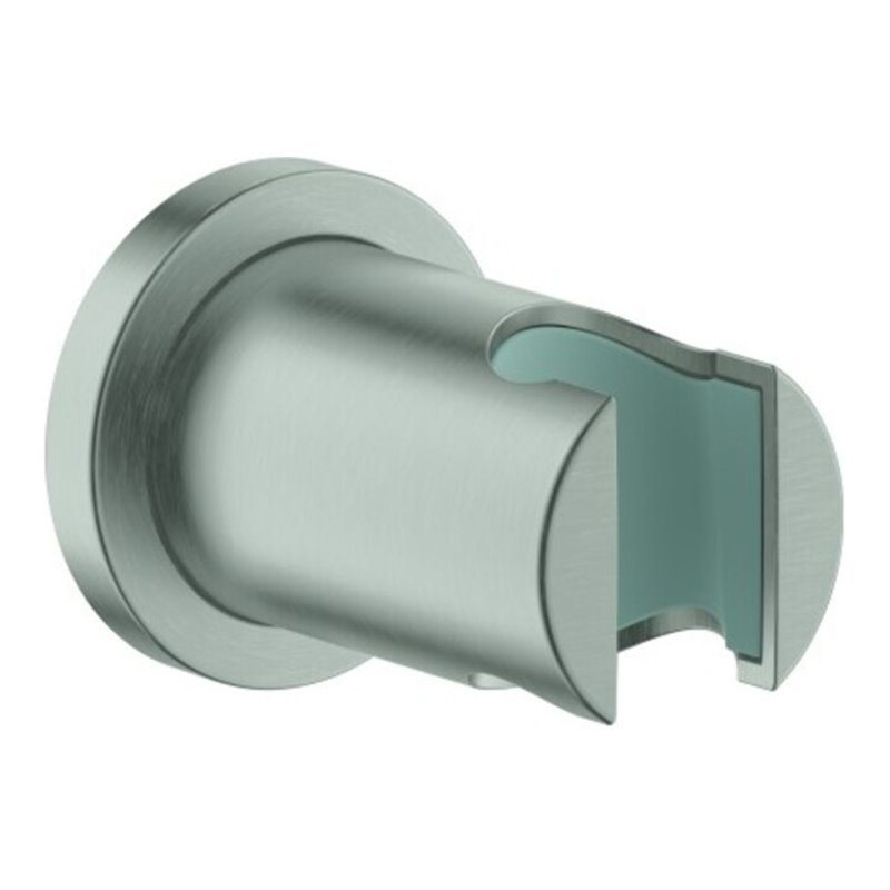 Grohe Handbrausehalter Rainshower n. verstellb., runde Rosette, supersteel