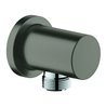 Grohe Wandanschlussbogen Rainshower 1/2', rd Ros., hard graphite gebürstet