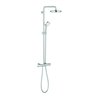 Grohe Duschsystem Tempesta Cosmopolitan 210 chr, m AP-Thermostat, schwenkb. Arm 39cm