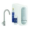 Grohe Spültisch-Einhebelmischer Blue Home supersteel, Mono-Starter Kit