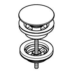 Grohe Ablaufgarnitur 65807 supersteel supersteel
