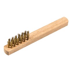 Klingspor BHZ 600 Zündkerzenbürste Anzahl Reihen 3, 45 x 17 x 145 mm, Holzgriff 0,17 Edelstahl