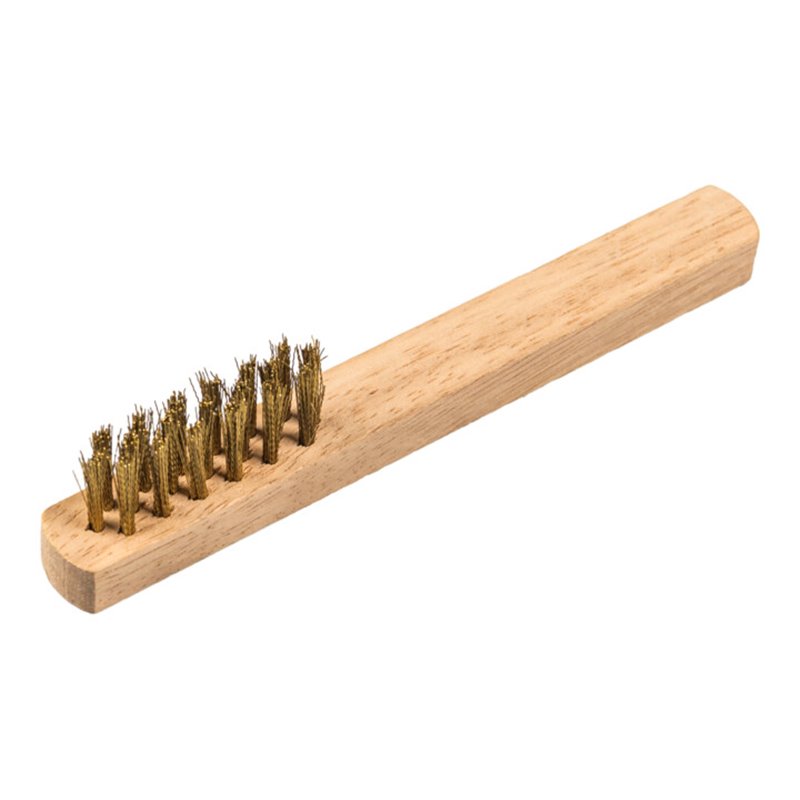 Klingspor BHZ 600 Zündkerzenbürste Anzahl Reihen 3, 45 x 17 x 145 mm, Holzgriff 0,17 Edelstahl