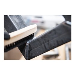 Klingspor BHK 600 Kehlnahtbürste Anzahl Reihen 3, 125 x 25 x 290 mm, Holzgriff 0,3 Edelstahl