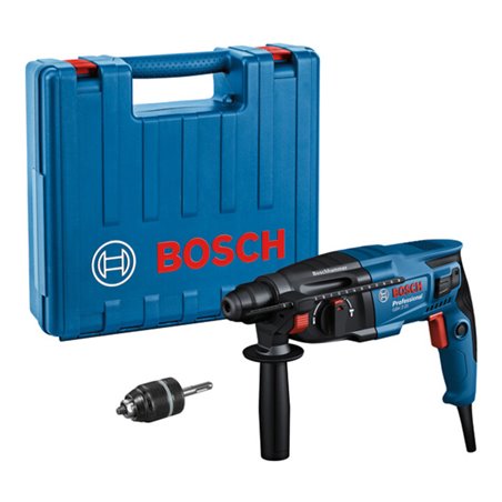 Bosch Bohrhammer mit SDS plus GBH 2-21: Schnellspannbohrfutter SDS plus-Adapter