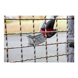 Klingspor Handbürste Special, 140 x 25 x 265 mm, Kunststoffgriff 0.3 Stahl