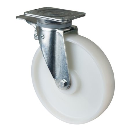 BS Rollen Schwerlastrolle N120.B10.251 Lenkrolle mit Totalfeststeller, Raddurchmesser 250 mm,