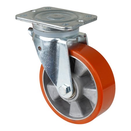 BS Rollen Schwerlastrolle N100.B90.163 Lenkrolle, Raddurchmesser 160 mm,