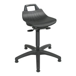 STIER Stehhilfe mit Gleitern Sitzhöhe 490-680 mm PP-Sitz