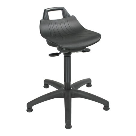 STIER Stehhilfe mit Gleitern Sitzhöhe 490-680 mm PP-Sitz