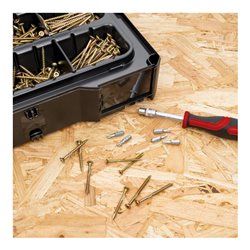 STIER Spanplattenschrauben-Systainer I T-LOC mit 1.380 Schrauben