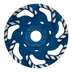Bosch EXPERT Concrete Diamanttopfscheibe 125 x 22,23 x 4,5mm für Betonschleifer und Winkelschleifer